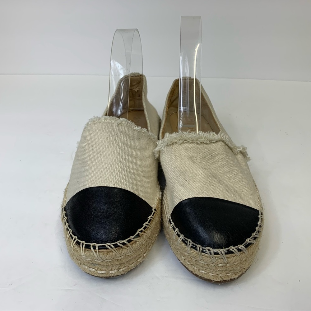 Schutz Cru & Black‎ Oakes Espadrilles Platforms
